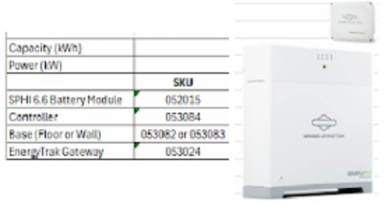 Picture of SimpliPHI 6.6 Battery: 6.65kWh, 48V - STACKABLE